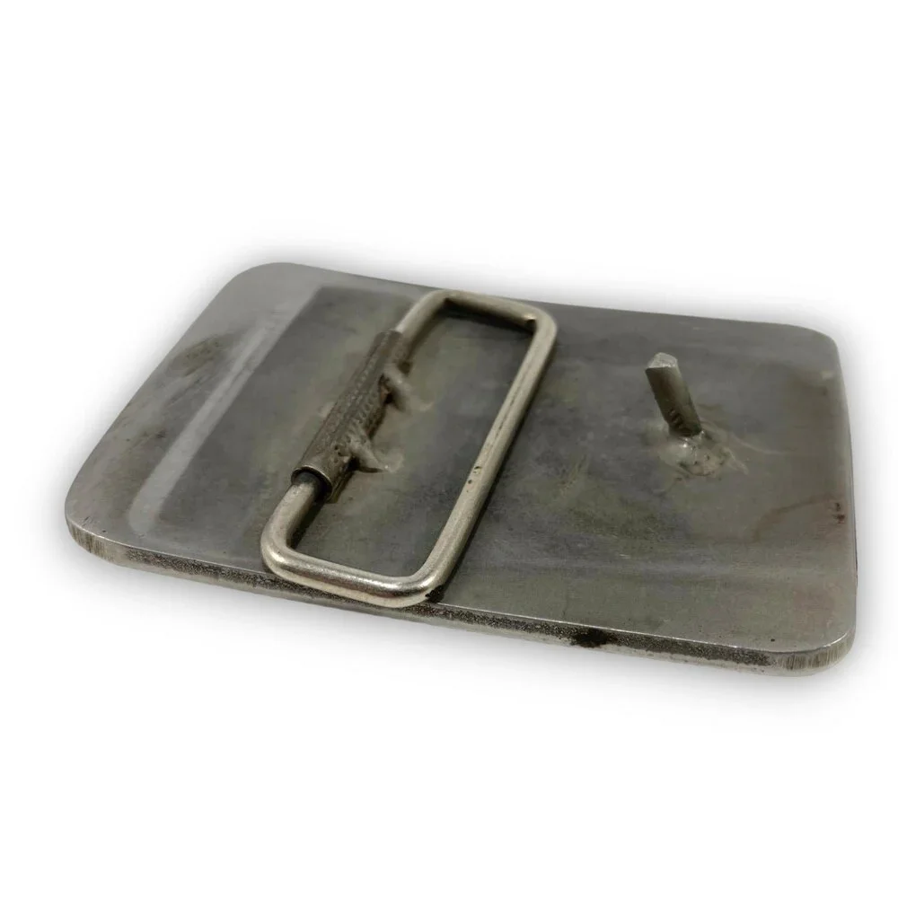 Vintage Belt Buckle LBC L 13‎ C Metal Silver Color Gift